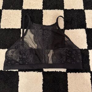 Victoria’s Secret Elegant Black Lace Bralette Size Large
